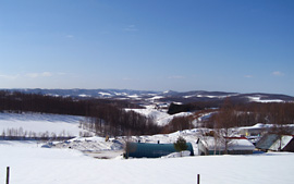 美幌の小さい山から。